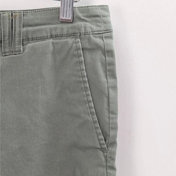 O’Neill Men's Standard Fit Twill Chino Shorts, Casual Summer Olive Green Size 30 - Picture 2 of 13